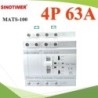 Comutator de transfer automat ATS Sinotimer, AC, 4 Poli Trifazic, 63A, pentru generator ,ATS-MATS-100-4P-63A